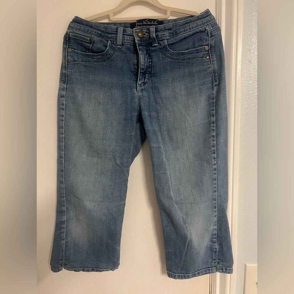 Gloria Vanderbilt Straight Leg Blue Jeans